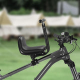 Maxbell Kids Bike Saddle Soft with Handlebar and Pedal for Mountain Bikes Road Bikes black