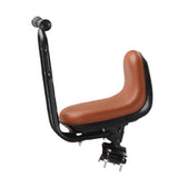 Maxbell Kids Bike Saddle Soft with Handlebar and Pedal for Mountain Bikes Road Bikes brown