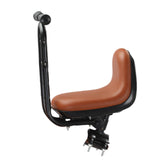 Maxbell Kids Bike Saddle Soft with Handlebar and Pedal for Mountain Bikes Road Bikes brown