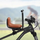 Maxbell Kids Bike Saddle Soft with Handlebar and Pedal for Mountain Bikes Road Bikes brown