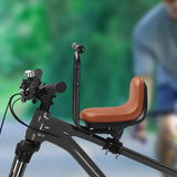 Maxbell Kids Bike Saddle Soft with Handlebar and Pedal for Mountain Bikes Road Bikes brown