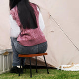 Maxbell Folding Camping Stool Footstool Foldable Small Bench for Hiking Picnic Beach Coffee