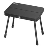 Maxbell Folding Camping Stool Footstool Foldable Small Bench for Hiking Picnic Beach Black
