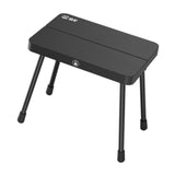 Maxbell Folding Camping Stool Footstool Foldable Small Bench for Hiking Picnic Beach Black