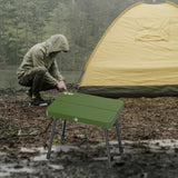 Maxbell Folding Camping Stool Footstool Foldable Small Bench for Hiking Picnic Beach Green