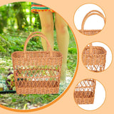 Maxbell Picnic Basket with Handles Decor Storage Organizer for Outdoor Bread Kitchen 36cmx18cmx44cm