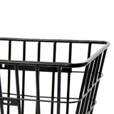 Maxbell Bike Basket Heavy Duty Bicycle Storage Basket for Outdoor Shopping 48cmx25cm