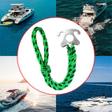 Maxbell Boat Tow Rope Easy to Use Tow Harness for Wakeboard Boating Tubing Connector Green and Black