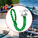 Maxbell Boat Tow Rope Easy to Use Tow Harness for Wakeboard Boating Tubing Connector Green and Black