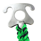 Maxbell Boat Tow Rope Easy to Use Tow Harness for Wakeboard Boating Tubing Connector Green and Black