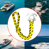 Maxbell Boat Tow Rope Easy to Use Tow Harness for Wakeboard Boating Tubing Connector Yellow and Black