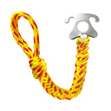 Maxbell Boat Tow Rope Easy to Use Tow Harness for Wakeboard Boating Tubing Connector Yellow and Red