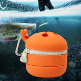 Maxbell Fly Fishing Box Fishing Tackle Fly Box for Park Outdoor Activities Riverside Orange