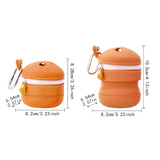 Maxbell Fly Fishing Box Fishing Tackle Fly Box for Park Outdoor Activities Riverside Orange