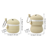 Maxbell Fly Fishing Box Fishing Tackle Fly Box for Park Outdoor Activities Riverside beige