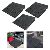 Maxbell Driveway Curb Ramp Lightweight Threshold Ramp for Truck Warehouse Bikes 50cmx50cmx5cm