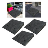 Maxbell Driveway Curb Ramp Lightweight Threshold Ramp for Truck Warehouse Bikes 50cmx50cmx5cm