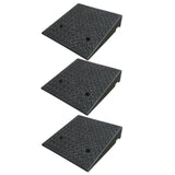 Maxbell Driveway Curb Ramp Lightweight Threshold Ramp for Truck Warehouse Bikes 50cmx50cmx5cm