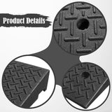 Maxbell Driveway Curb Ramp Lightweight Threshold Ramp for Truck Warehouse Bikes 50cmx50cmx15cm