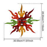Maxbell Sun Wall Decor Collectible Metal Wall Art for Indoor Outdoor Farmhouse Patio