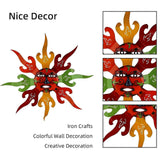 Maxbell Sun Wall Decor Collectible Metal Wall Art for Indoor Outdoor Farmhouse Patio