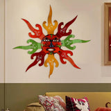 Maxbell Sun Wall Decor Collectible Metal Wall Art for Indoor Outdoor Farmhouse Patio