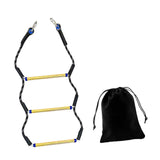 Maxbell Boat Rope Ladder Sturdy Climbing Rope for Sailboat Inflatable Boat Motorboat 3 Steps