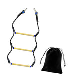 Maxbell Boat Rope Ladder Sturdy Climbing Rope for Sailboat Inflatable Boat Motorboat 3 Steps