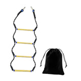 Maxbell Boat Rope Ladder Sturdy Climbing Rope for Sailboat Inflatable Boat Motorboat 4 Steps