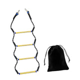 Maxbell Boat Rope Ladder Sturdy Climbing Rope for Sailboat Inflatable Boat Motorboat 4 Steps