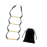 Maxbell Boat Rope Ladder Sturdy Climbing Rope for Sailboat Inflatable Boat Motorboat 4 Steps
