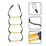 Maxbell Boat Rope Ladder Sturdy Climbing Rope for Sailboat Inflatable Boat Motorboat 4 Steps