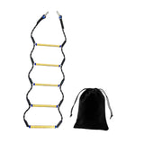 Maxbell Boat Rope Ladder Sturdy Climbing Rope for Sailboat Inflatable Boat Motorboat 5 Steps