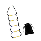 Maxbell Boat Rope Ladder Sturdy Climbing Rope for Sailboat Inflatable Boat Motorboat 5 Steps