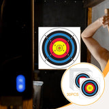 Maxbell 30Pcs Archery Target Papers Portable and Arrow Target for Youth Backyard