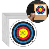Maxbell 30Pcs Archery Target Papers Portable and Arrow Target for Youth Backyard