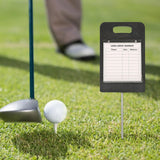 Maxbell Golf Score Sheet Device Record Score Keeper for Outdoor Exercise Competition
