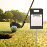 Maxbell Golf Score Sheet Device Record Score Keeper for Outdoor Exercise Competition