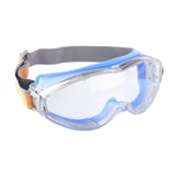 Maxbell Goggles Impactproof Soft Frame Clear Lens Anti Fog for Adults Work Men Women Blue