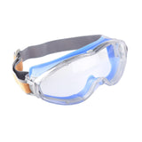 Maxbell Goggles Impactproof Soft Frame Clear Lens Anti Fog for Adults Work Men Women Blue