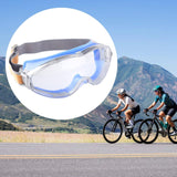 Maxbell Goggles Impactproof Soft Frame Clear Lens Anti Fog for Adults Work Men Women Blue