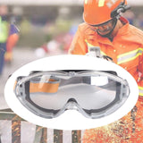 Maxbell Goggles Impactproof Soft Frame Clear Lens Anti Fog for Adults Work Men Women Black