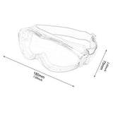 Maxbell Goggles Impactproof Soft Frame Clear Lens Anti Fog for Adults Work Men Women Black
