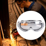 Maxbell Goggles Impactproof Soft Frame Clear Lens Anti Fog for Adults Work Men Women Black