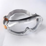Maxbell Goggles Impactproof Soft Frame Clear Lens Anti Fog for Adults Work Men Women Black