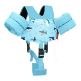 Maxbell Baby Swim Flotation Vest Toddlers Swim Float Vest Light Blue S Shark