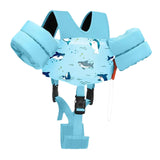 Maxbell Baby Swim Flotation Vest Toddlers Swim Float Vest Light Blue S Shark