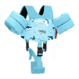 Maxbell Baby Swim Flotation Vest Toddlers Swim Float Vest Light Blue S Shark