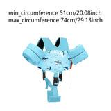 Maxbell Baby Swim Flotation Vest Toddlers Swim Float Vest Light Blue S Shark