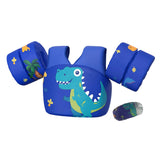 Maxbell Baby Swim Flotation Vest Toddlers Swim Float Vest Blue Dinosaur